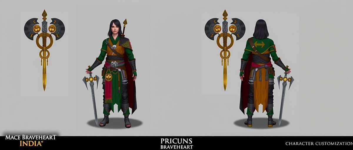 Mace Braveheart India Character Customization